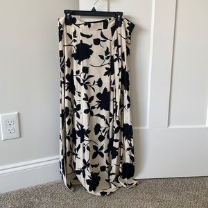 H&M midi floral skirt